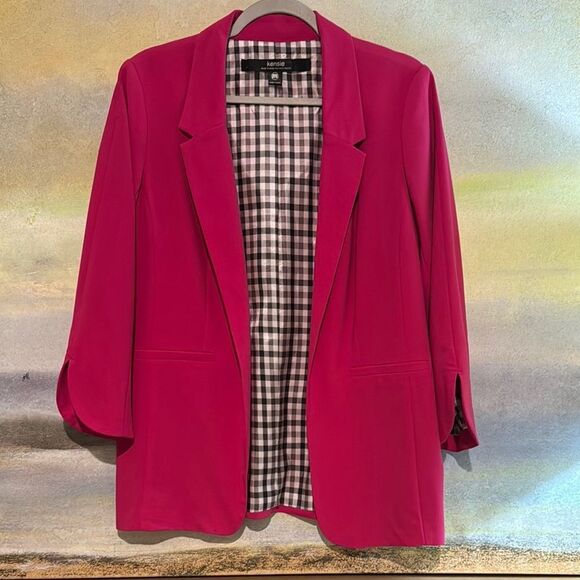 Kensie Pink Blazer Size Medium - Picture 1 of 6